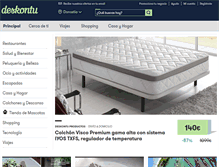 Tablet Screenshot of deskontu.com